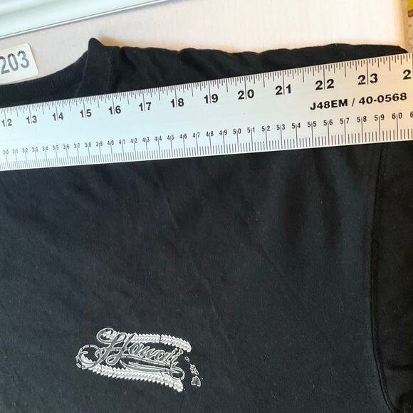 Time Out Timeless Sportswear Men Short Sleeve T-shirt size 2XL, Black, Hawaii - Picture 2 of 7